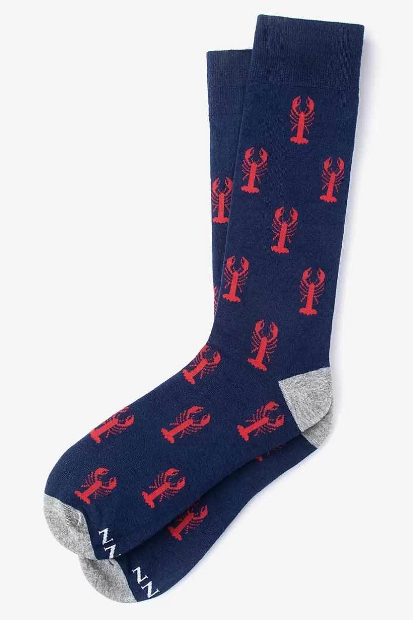 Ties Great Catch Navy Blue Sock NavyBlue Store