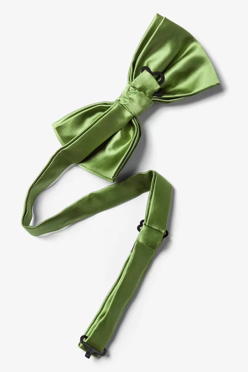 Ties Green Tea Pre-Tied Bow Tie GreenTea Best Sale