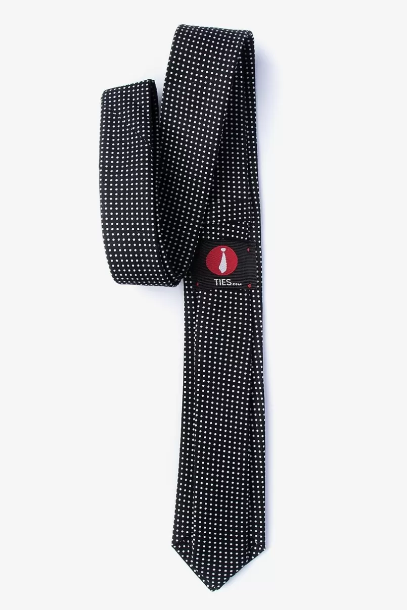 Ties Gregory Skinny Tie Black New