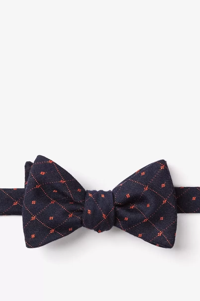 Ties Gresham Self-Tie Bow Tie Orange Best Sale