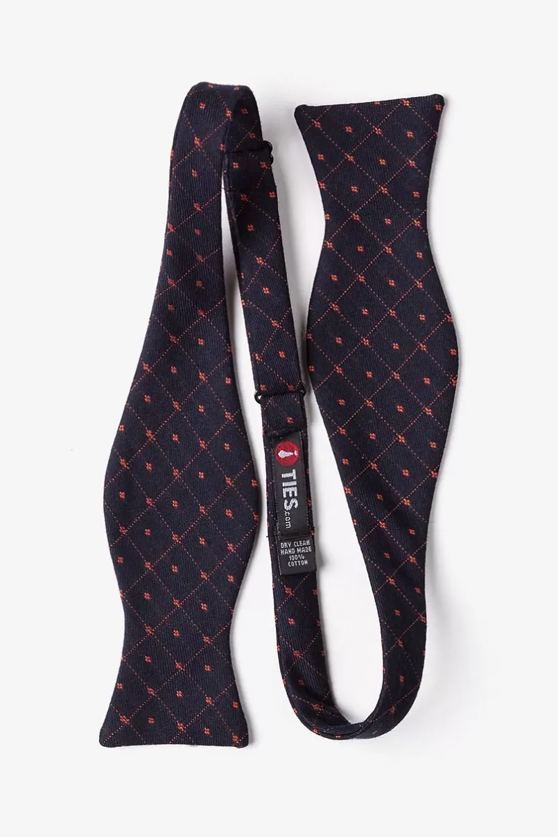 Ties Gresham Self-Tie Bow Tie Orange Best Sale