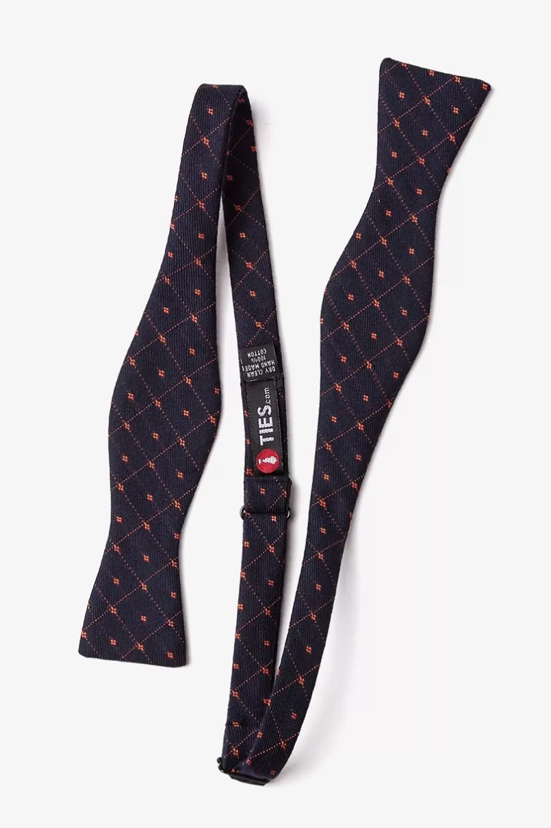 Ties Gresham Skinny Bow Tie Orange Sale