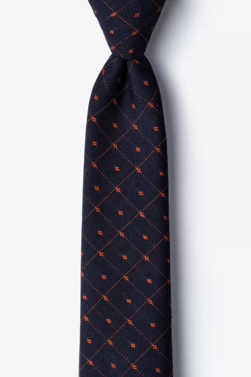 Ties Gresham Skinny Tie Orange Discount