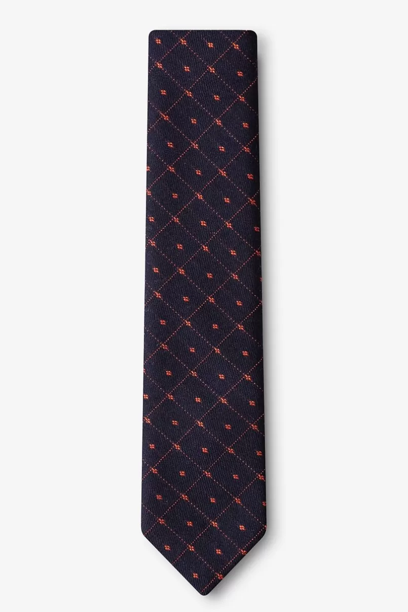 Ties Gresham Skinny Tie Orange Discount