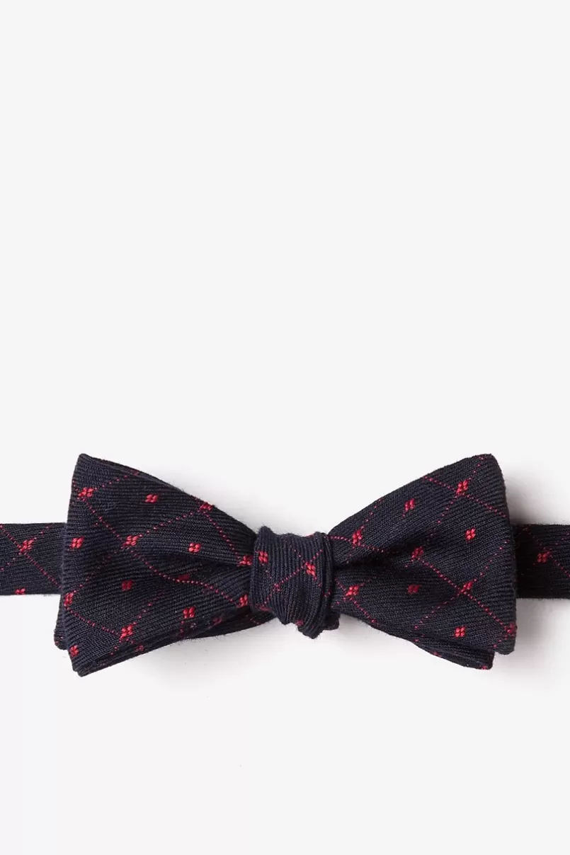 Ties Gresham Red Skinny Bow Tie Cheap