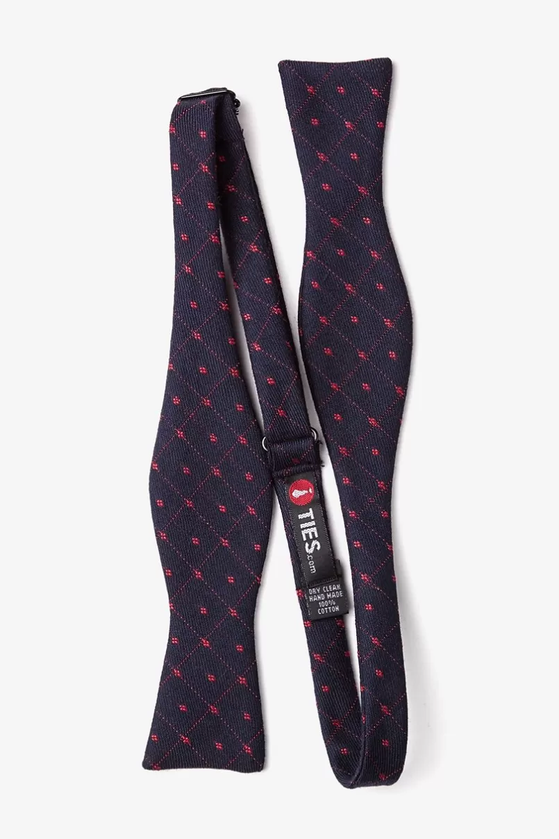 Ties Gresham Red Skinny Bow Tie Cheap