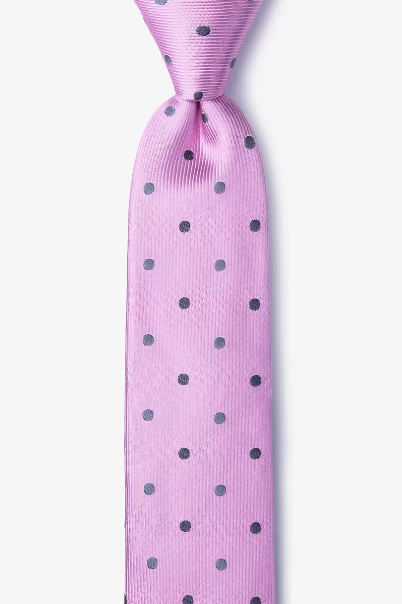Ties Grizzly Skinny Tie Pink Flash Sale