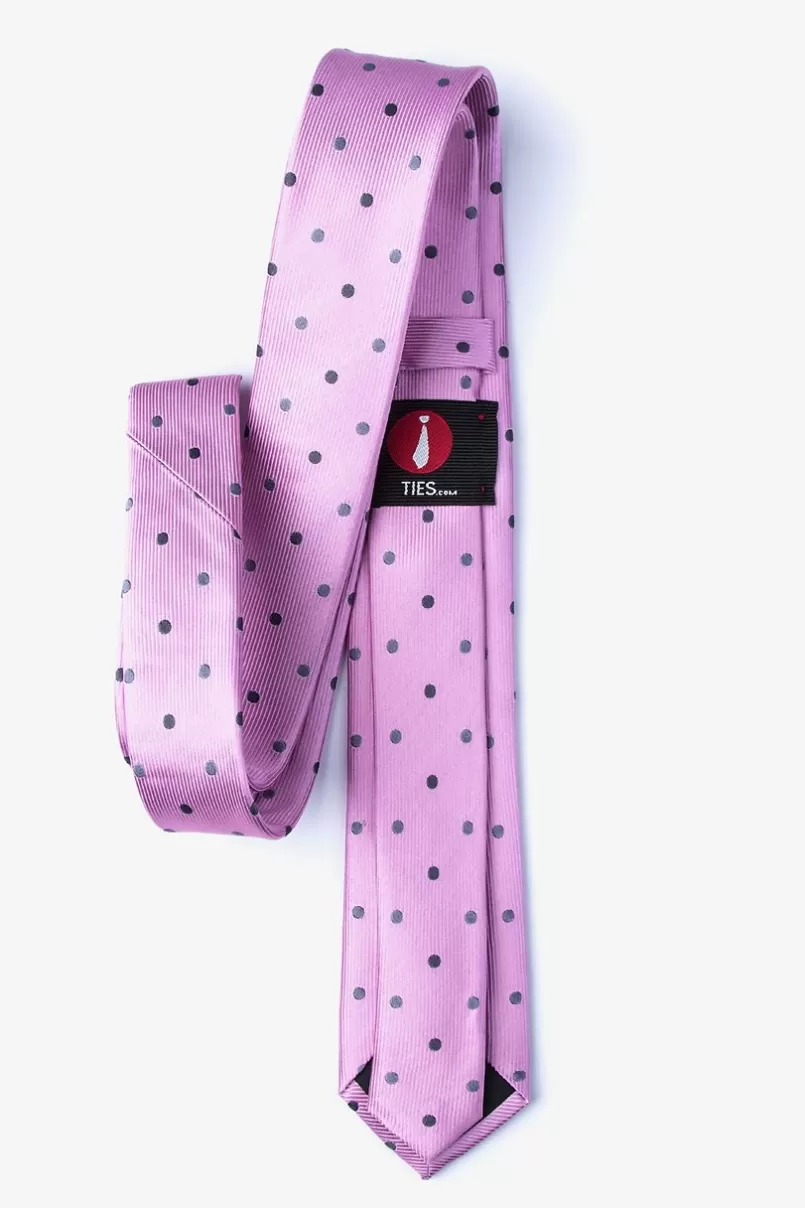 Ties Grizzly Skinny Tie Pink Flash Sale