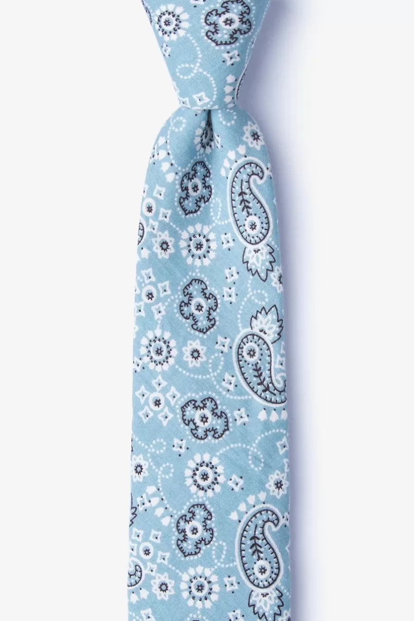 Ties Grove Skinny Tie Blue Shop
