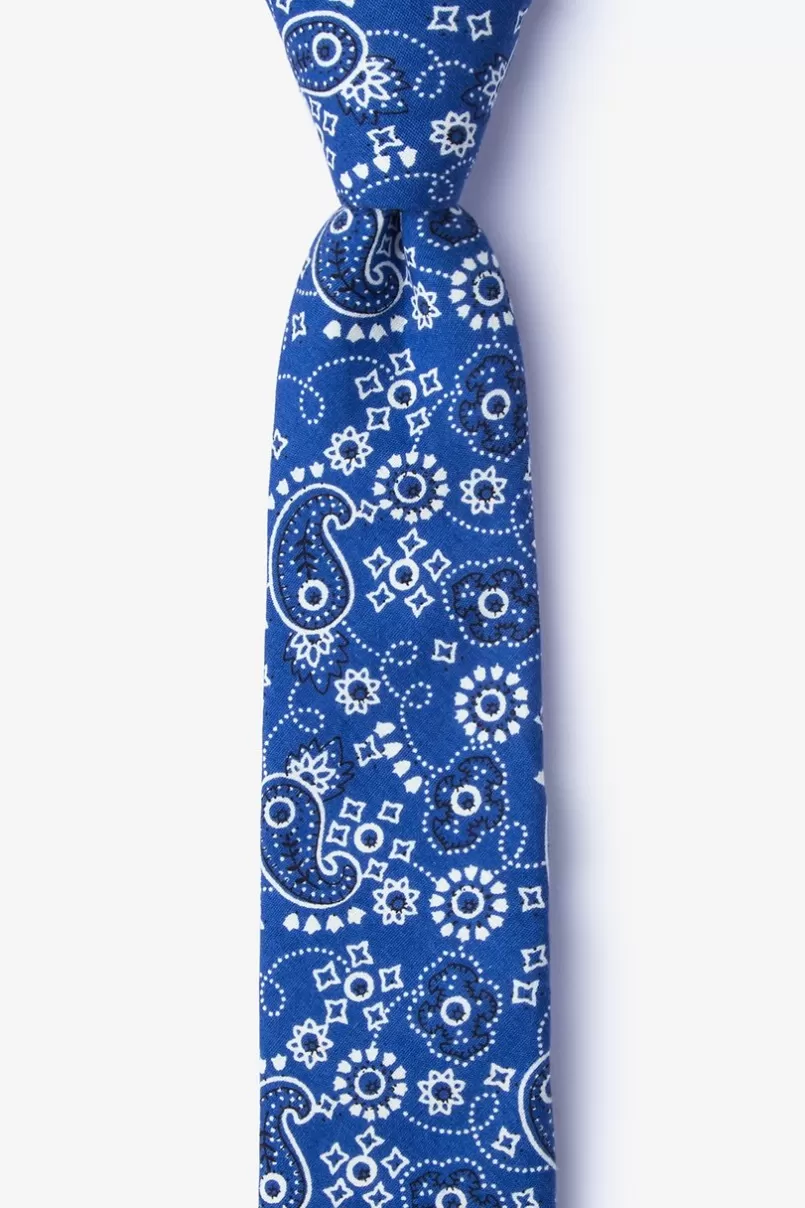 Ties Grove Navy Blue Skinny Tie NavyBlue Best Sale