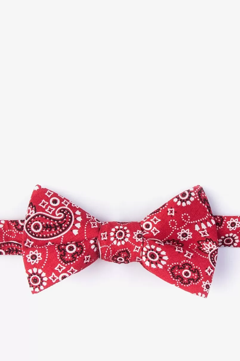 Ties Grove Self-Tie Bow Tie Red Hot