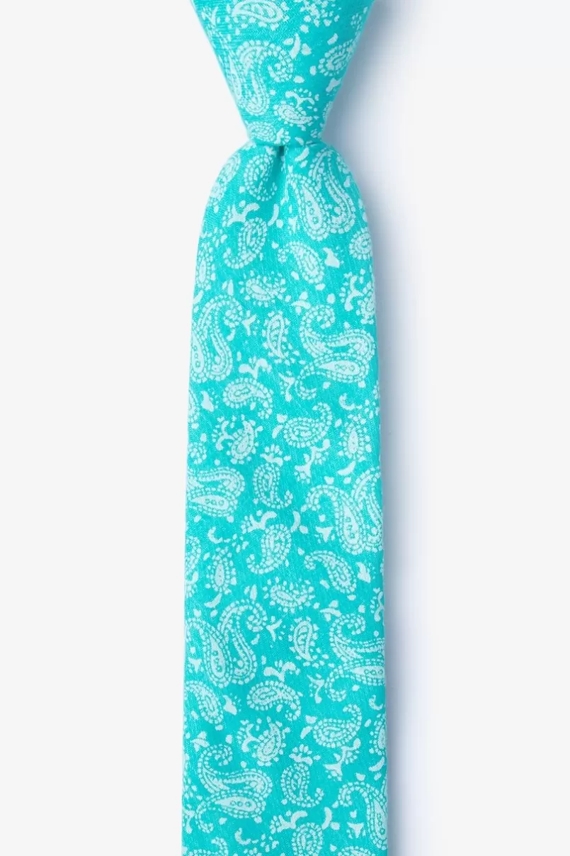 Ties Guryon Skinny Tie Turquoise Best