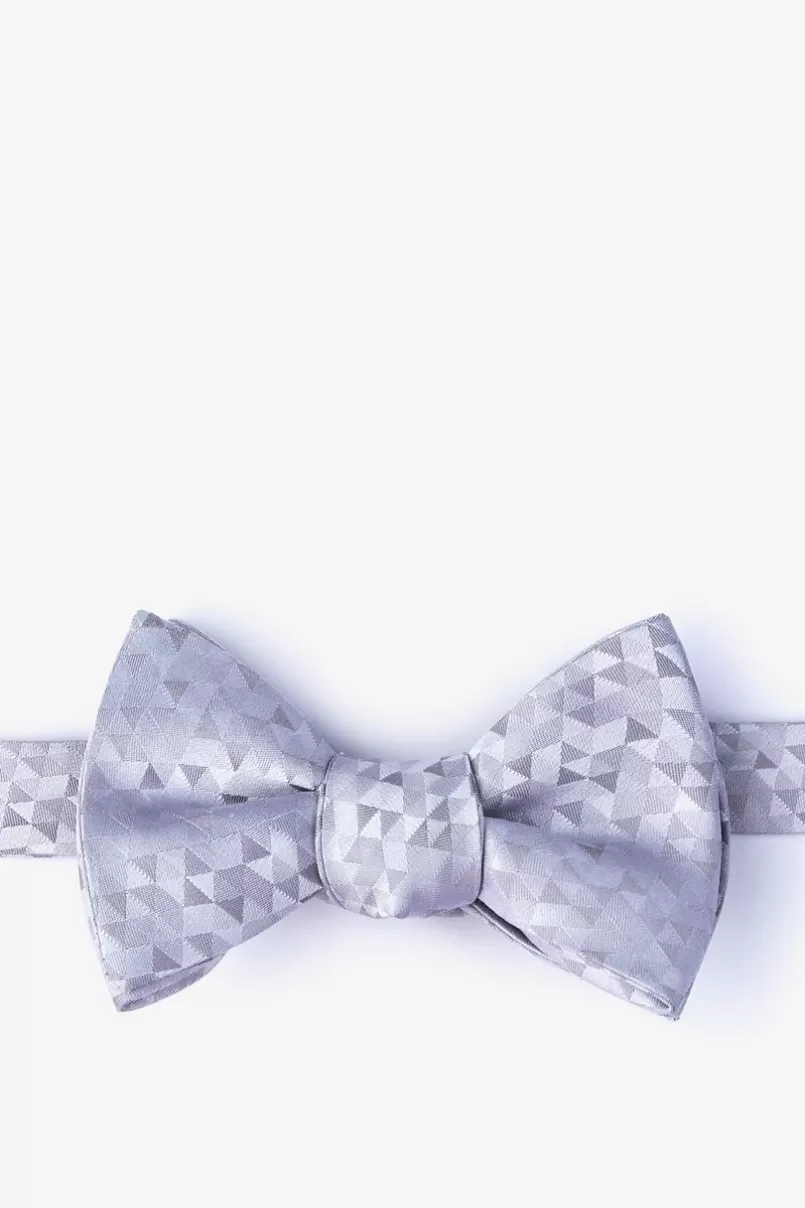 Ties Harrington Self-Tie Bow Tie Gray Fashion