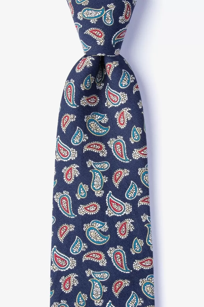 Ties Harrison Navy Blue Extra Long Tie Online