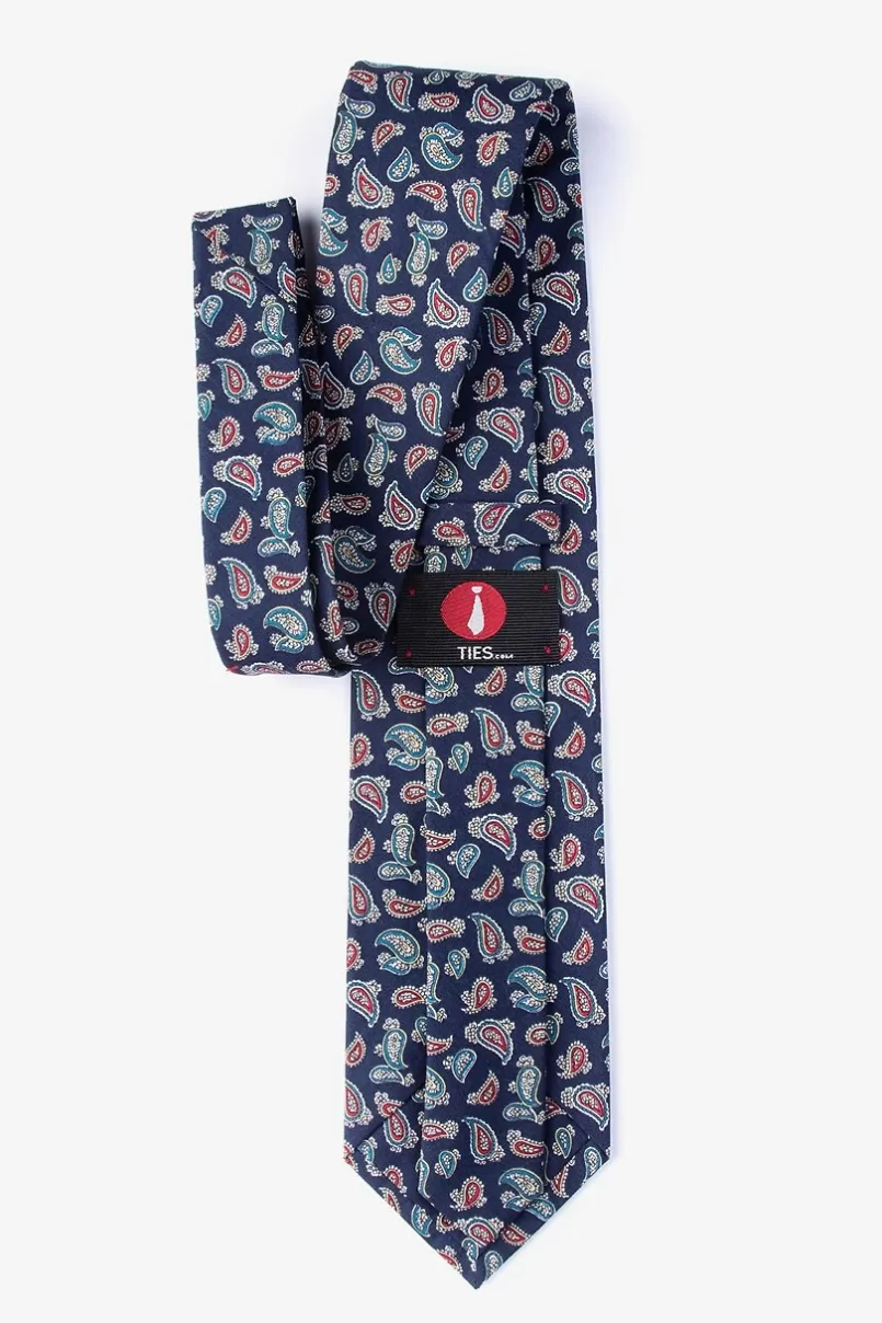 Ties Harrison Navy Blue Extra Long Tie Online