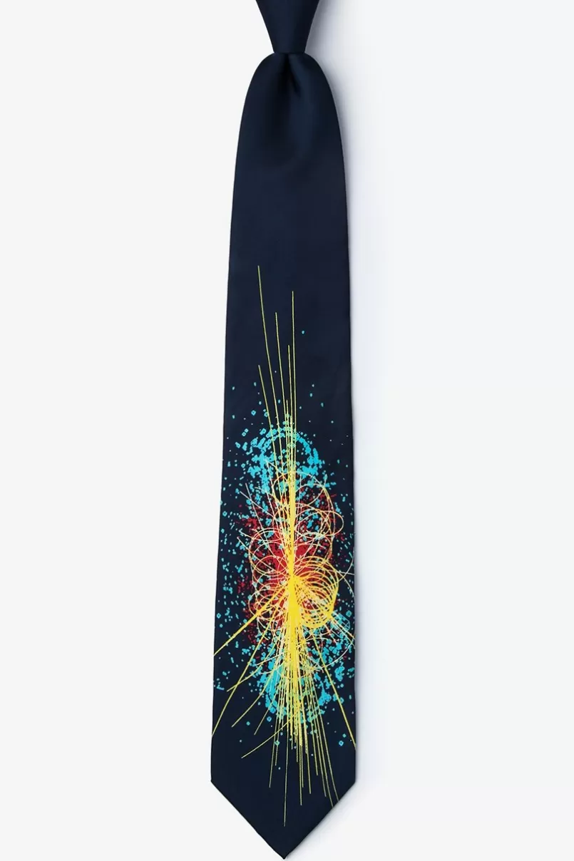 Ties Higgs Boson Navy Blue Extra Long Tie Best