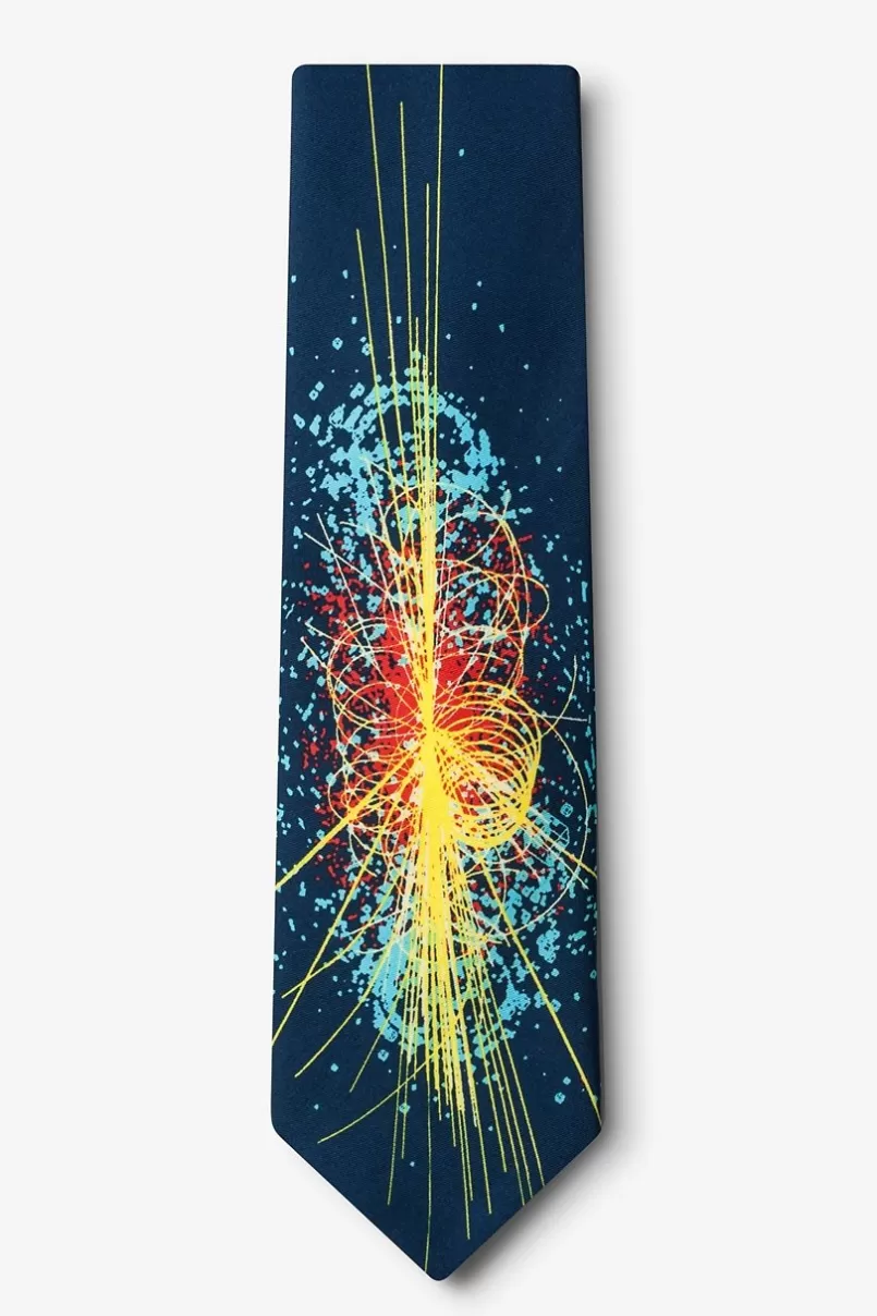 Ties Higgs Boson Navy Blue Extra Long Tie Best