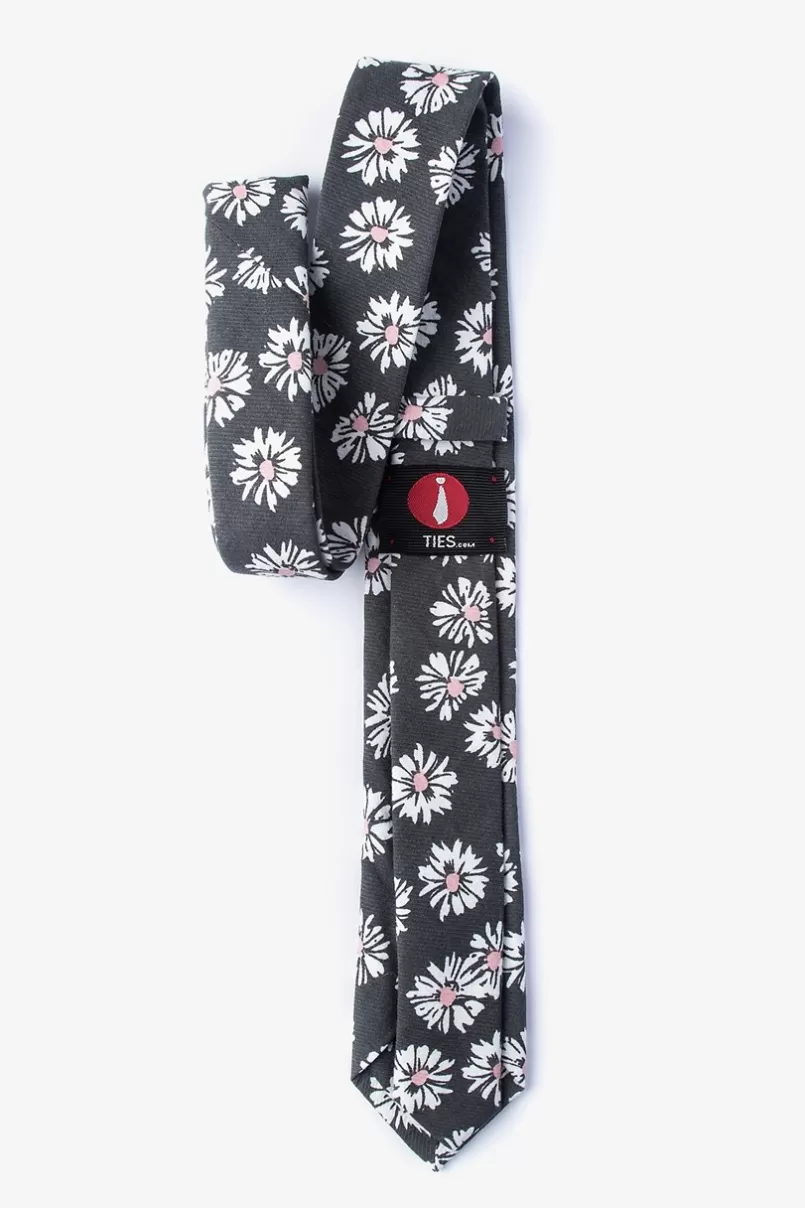 Ties Hinton Skinny Tie Gray Fashion
