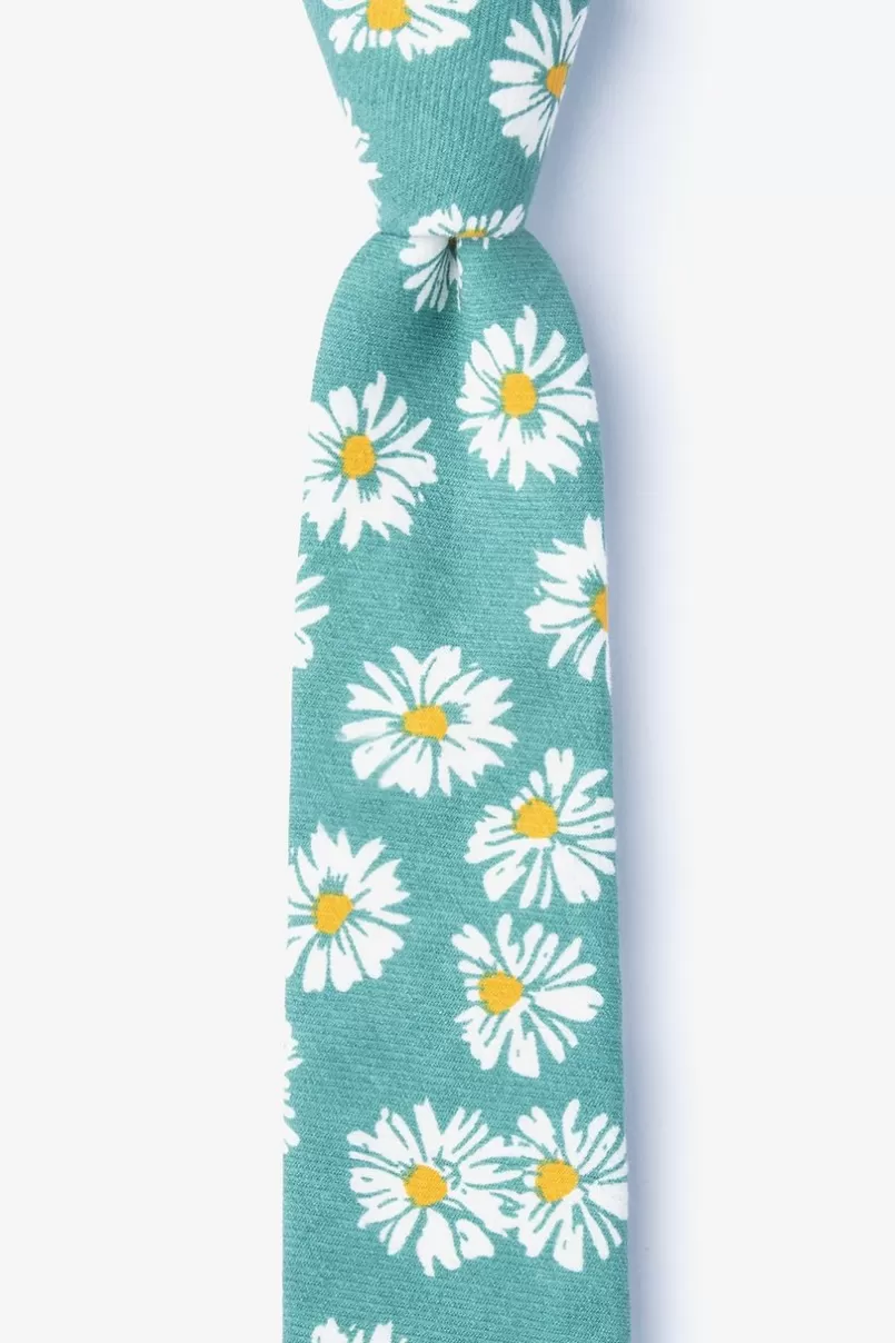 Ties Hinton Skinny Tie Green Flash Sale