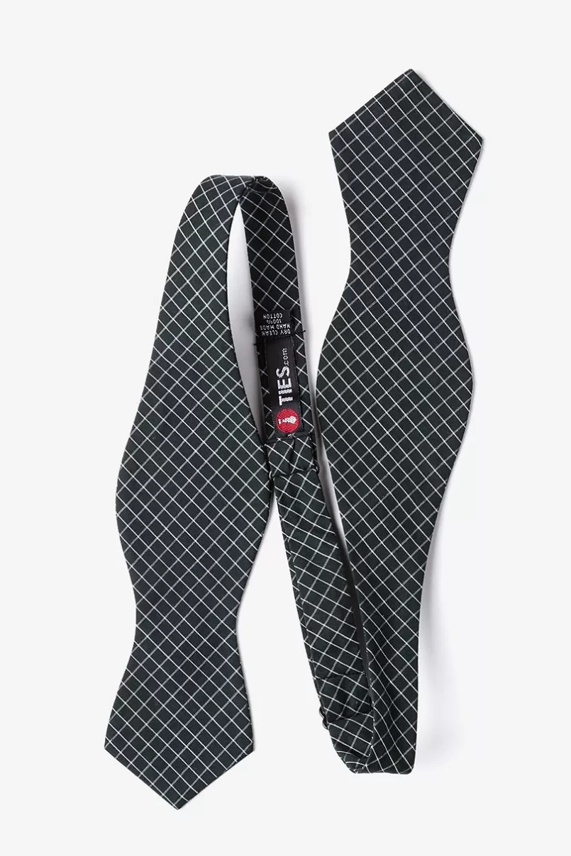 Ties Holbrook Diamond Tip Bow Tie Green Sale