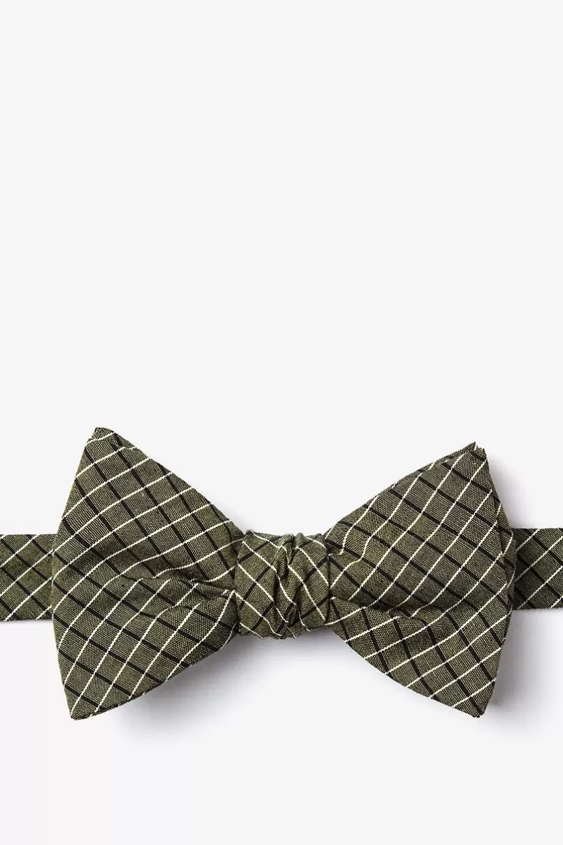 Ties Holbrook Self-Tie Bow Tie Sage Cheap