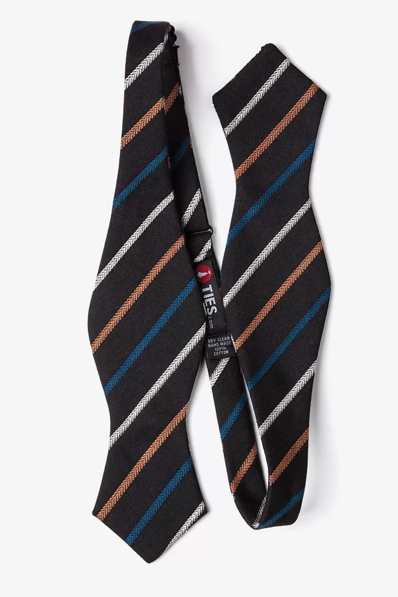 Ties Houston Black Diamond Tip Bow Tie Fashion