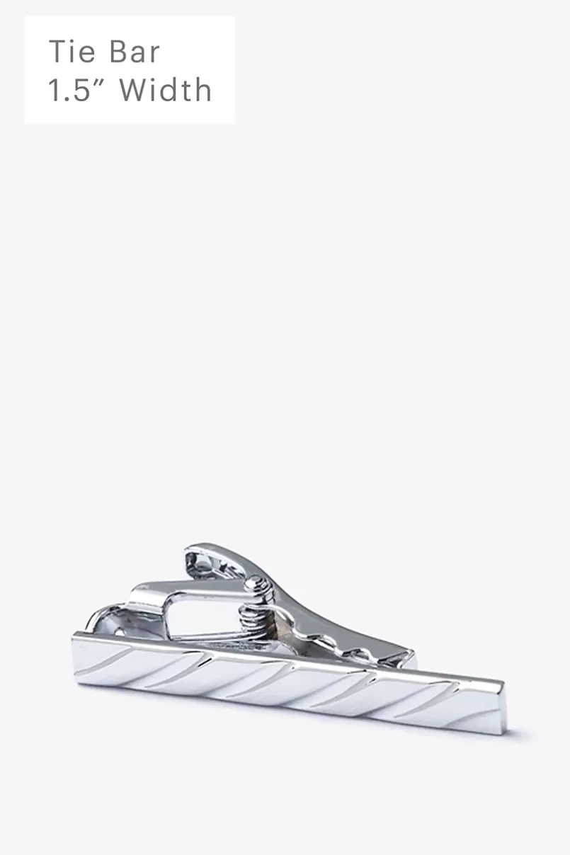 Ties Huckleberry Silver Tie Bar Hot