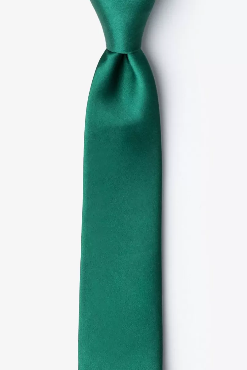 Ties Hunter Green Skinny Tie HunterGreen Store
