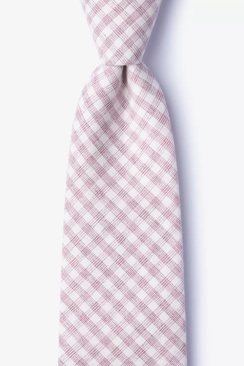 Ties Huron Extra Long Tie Pink Flash Sale