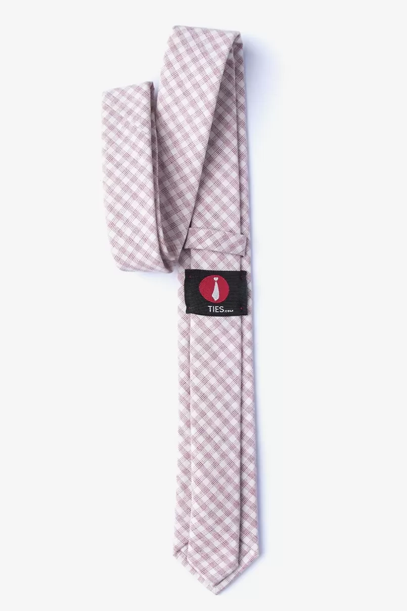 Ties Huron Skinny Tie Pink Outlet