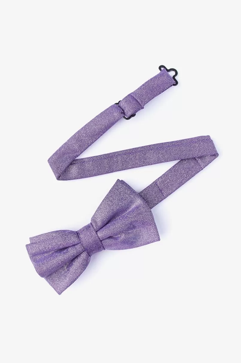 Ties Hurricane Pre-Tied Bow Tie Purple Shop