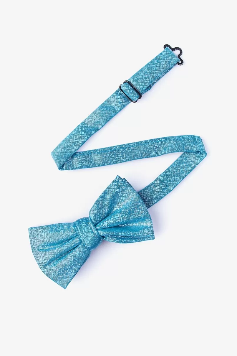 Ties Hurricane Pre-Tied Bow Tie Teal Flash Sale