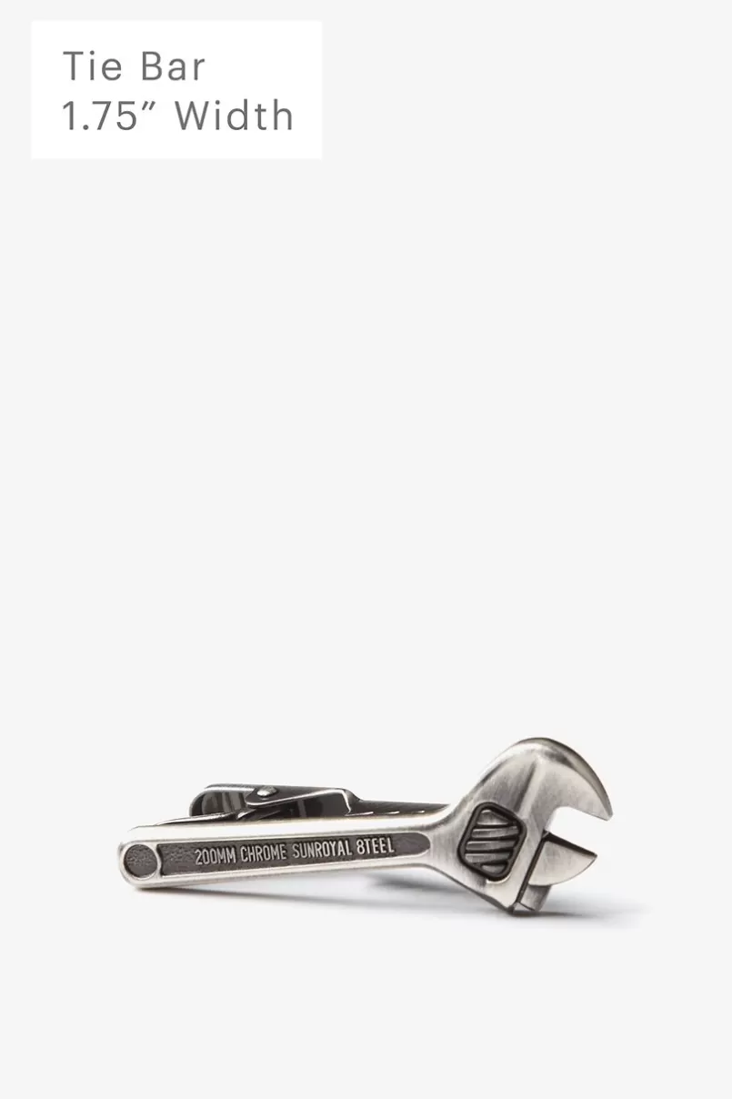 Ties I Void Warran Antiqued Silver Tie Bar Flash Sale