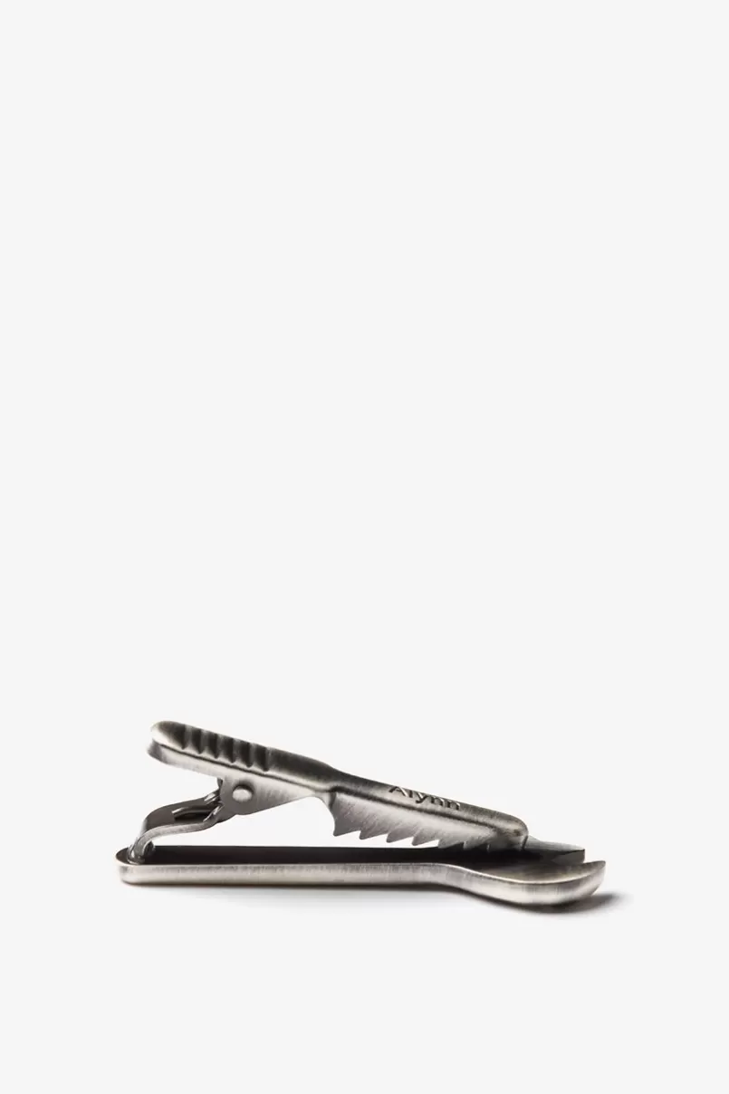 Ties I Void Warran Antiqued Silver Tie Bar Flash Sale