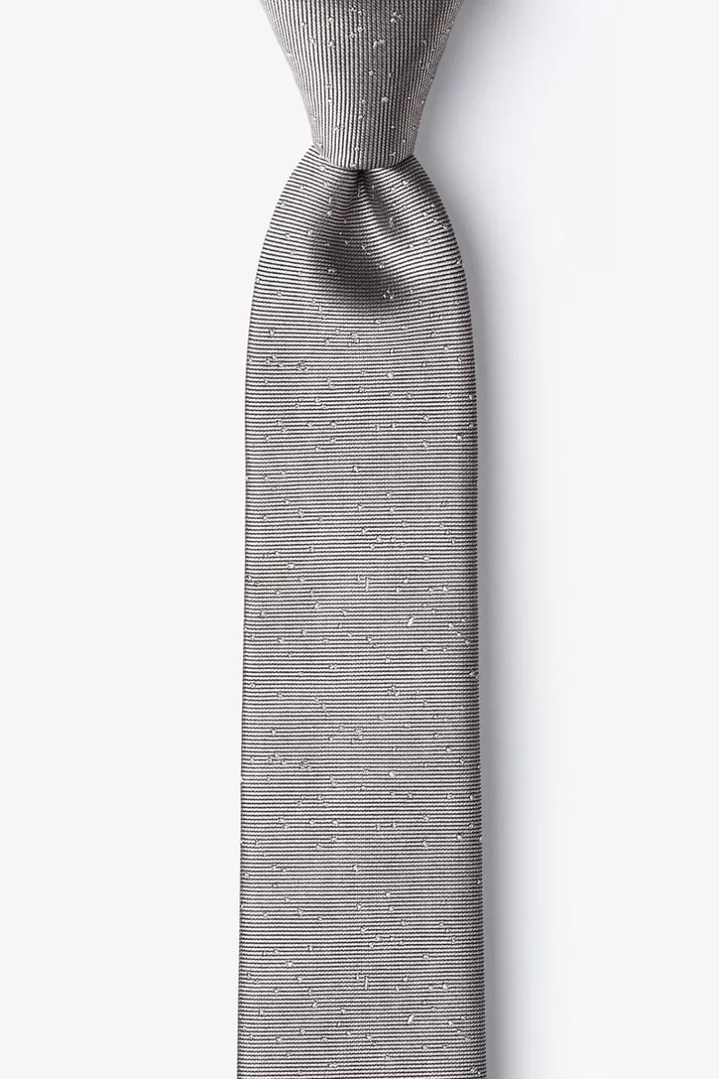 Ties Iceland Tan/taupe Skinny Tie Discount