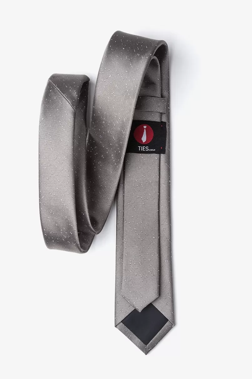 Ties Iceland Tan/taupe Skinny Tie Discount