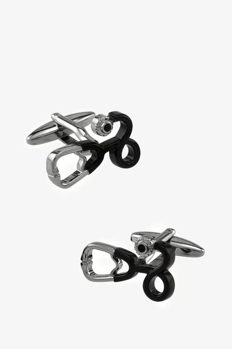 Ties I'm Listening Black Cufflinks Best