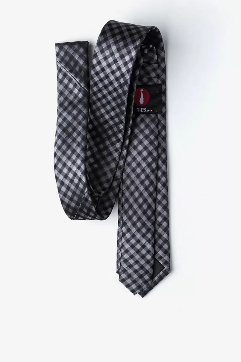 Ties Isabela Skinny Tie Silver Online