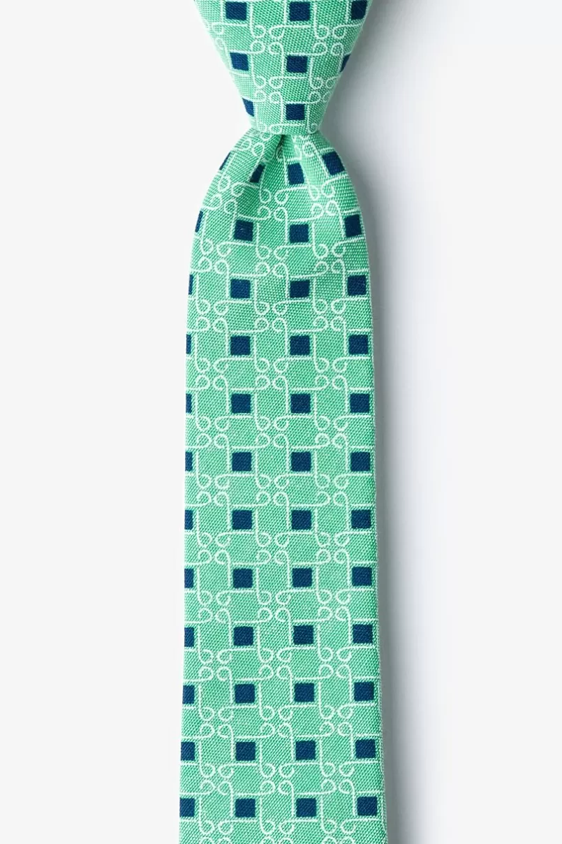 Ties Jamaica Skinny Tie Green Flash Sale