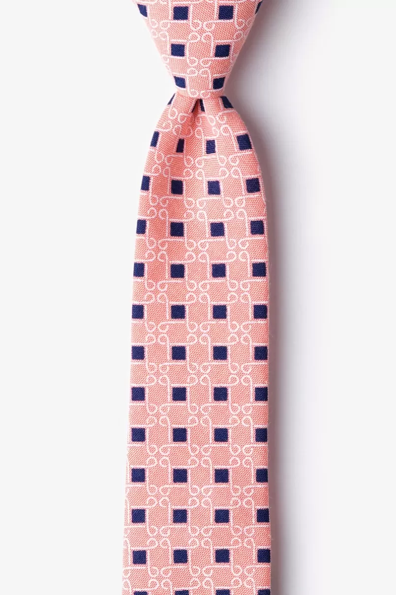 Ties Jamaica Skinny Tie Orange Discount