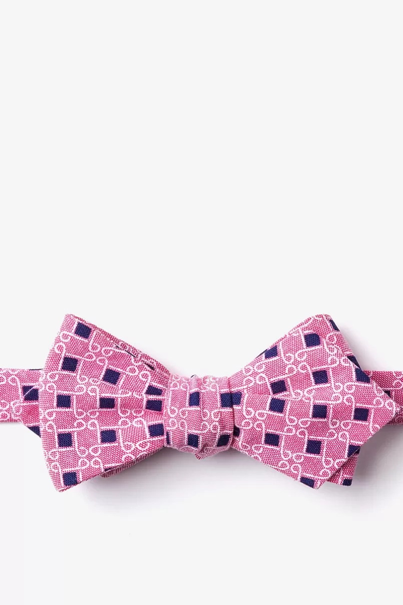Ties Jamaica Diamond Tip Bow Tie Red Discount
