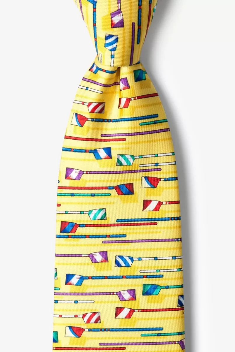 Ties Just Row With It Yellow Tie Store