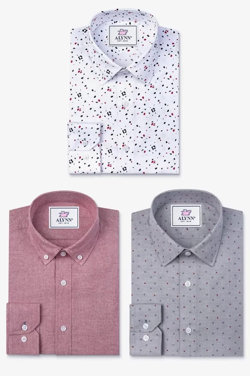 Ties Keep it Bold Coral Shirt Pack Clearance