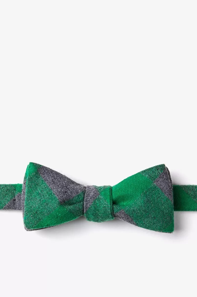 Ties Kent Green Skinny Bow Tie Outlet