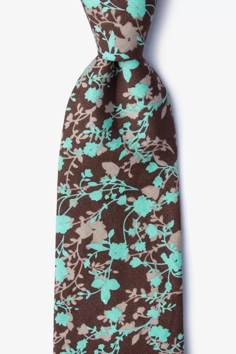 Ties Kilmun Brown Extra Long Tie Online