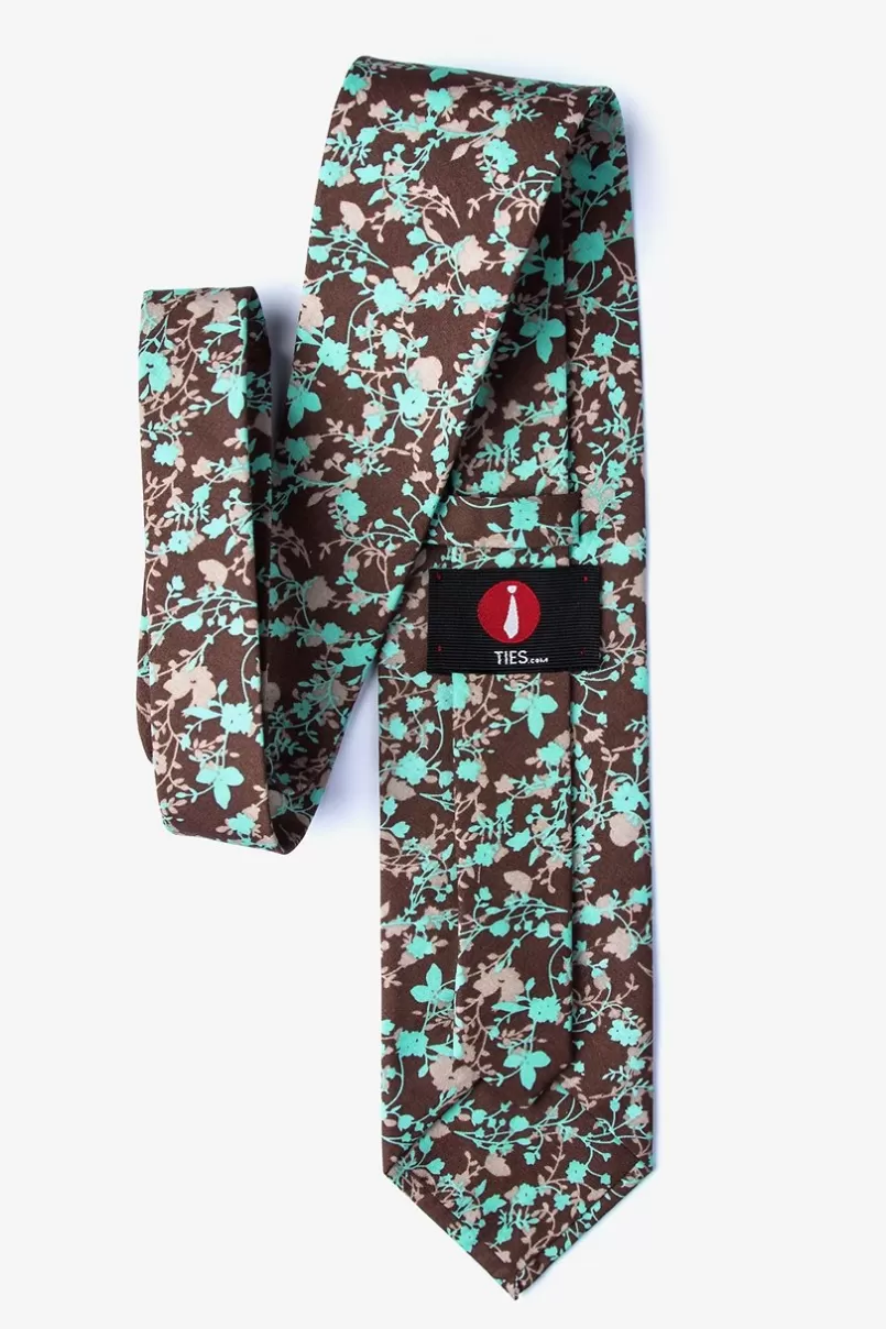 Ties Kilmun Brown Extra Long Tie Online