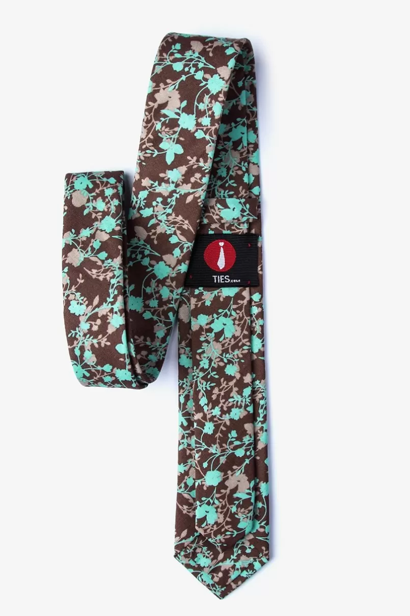 Ties Kilmun Brown Skinny Tie Best