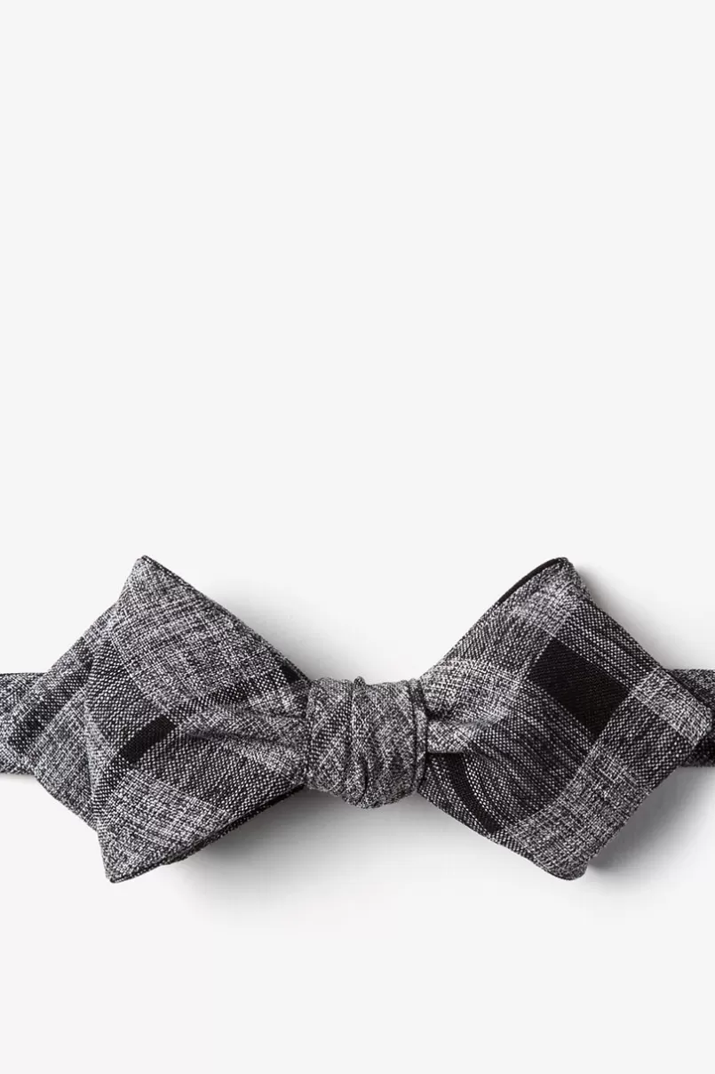 Ties Kirkland Diamond Tip Bow Tie Black Sale