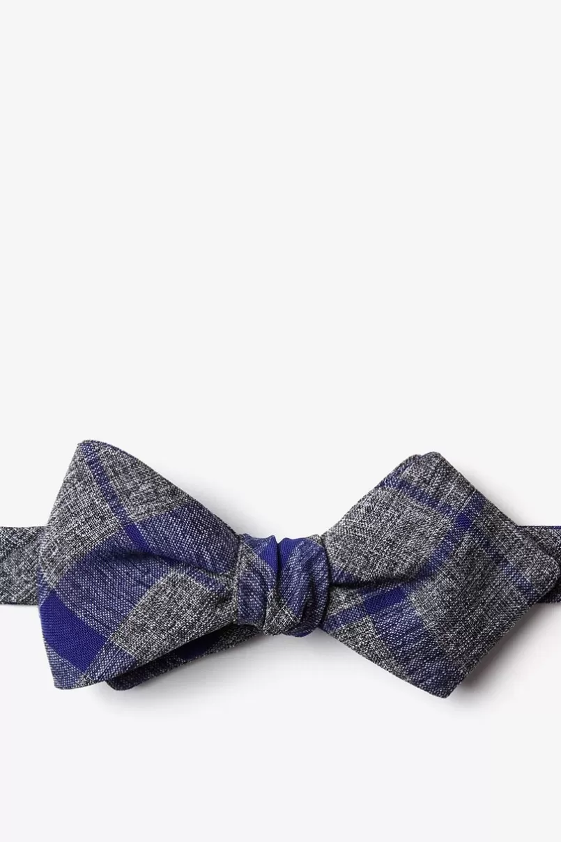 Ties Kirkland Diamond Tip Bow Tie Blue Best