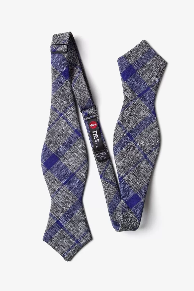 Ties Kirkland Diamond Tip Bow Tie Blue Best